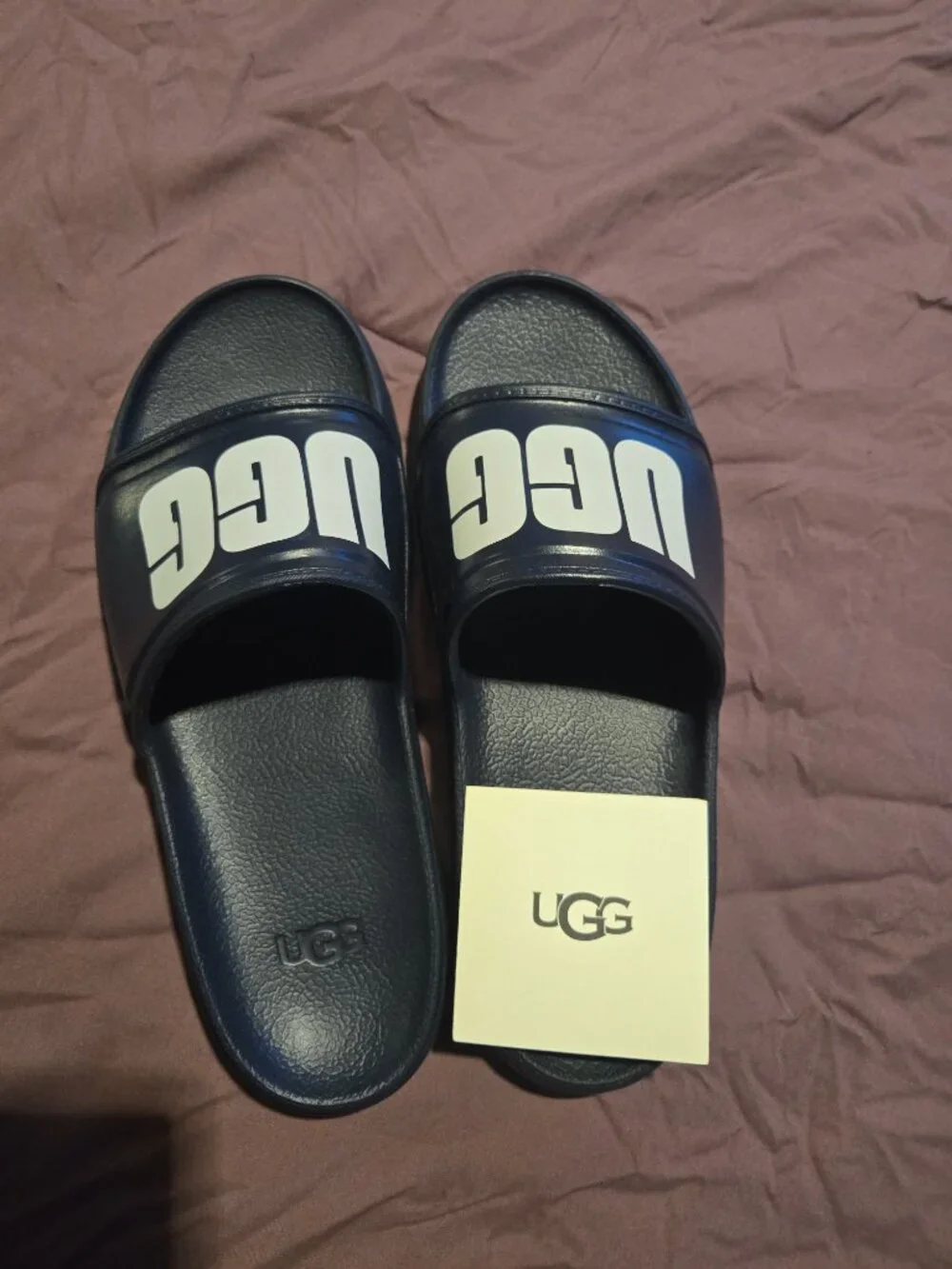 Mens UGG slides Size 10